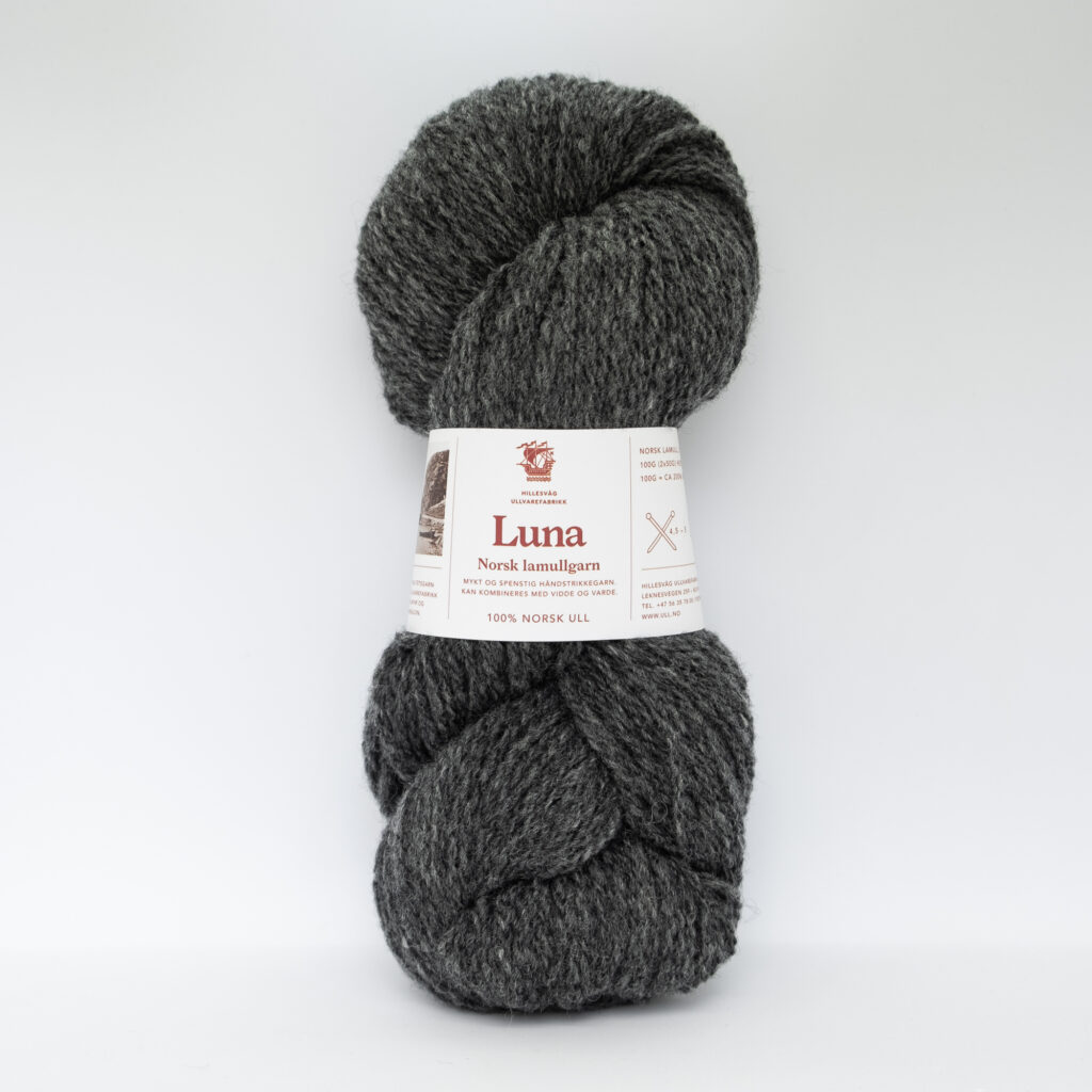 Luna lamullgarn lys koksgrå 453